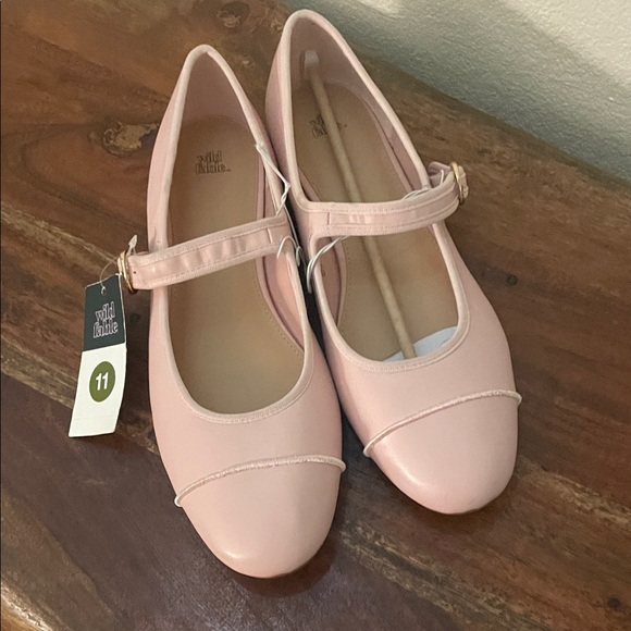 Pale Pink Mary Jane Flats by wild fable - Picture 5 of 9